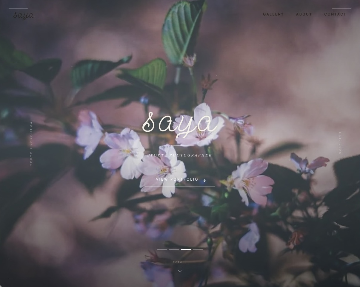 写真家 ポートフォリオサイトのアイキャッチ画像